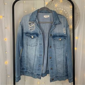 Ci Sono ripped Jean jacket size XL